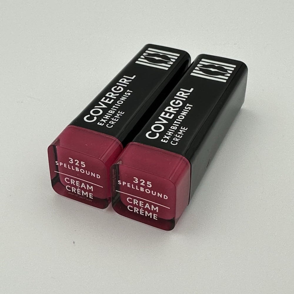 COVERGIRL Exhibitionist Creme Cream Lipstick 325 SPELLBOUND Set of 2